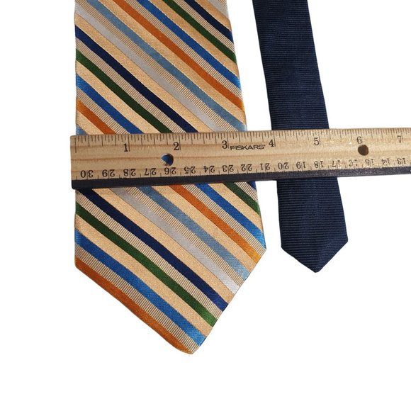 Tommy Hilfiger Mens Necktie Tie Vintage Designer Accessory Work Office Dad Gift - Picture 3 of 5